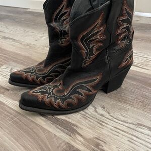 Ankle cowboy boots